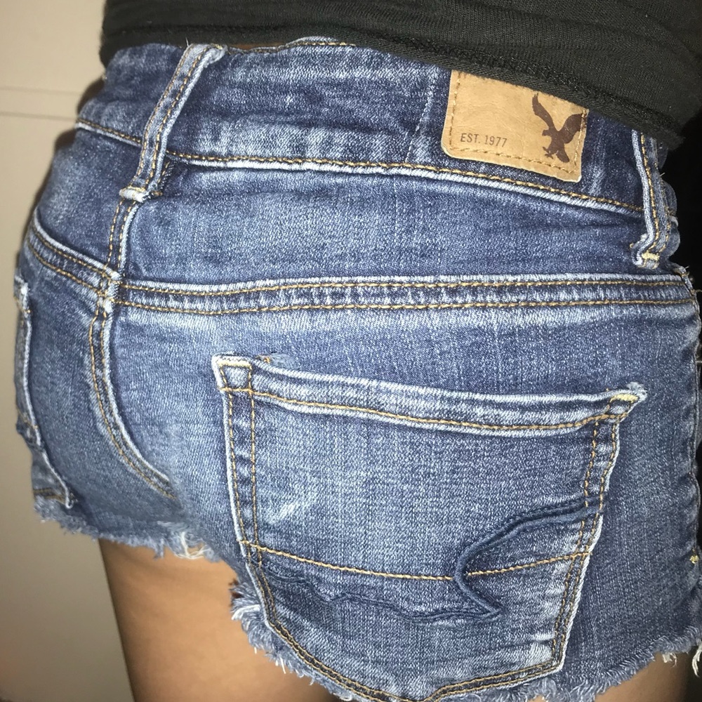 AmericanEagle jean shorts dark blue